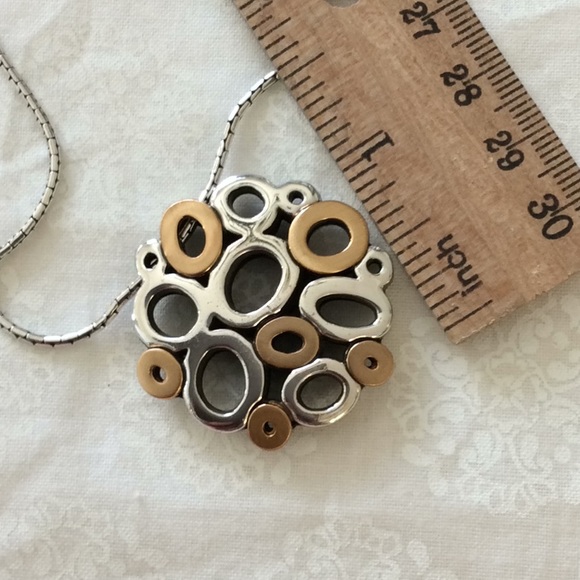 Brighton gold & silver necklace - Picture 4 of 4